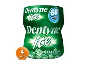 Dentyne Ice Gum Spearmint 2 Value Package – 60 Pieces 4 Ct In 1 Package logo