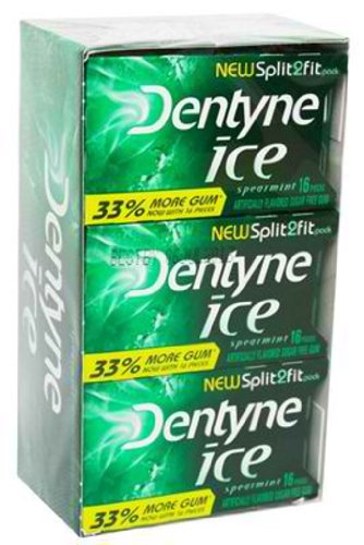 Dentyne Ice Gum Spearmint 9ct logo