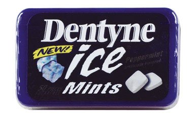 Dentyne Ice Mints Sugarless Peppermint – 50 Ea / Pack, 9 Packs logo