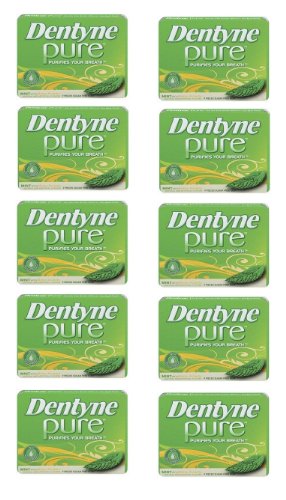 Dentyne Pure Mint With Melon Accents Sugar Free Gum- 10/9 Piece Packages ( 90 Pieces ) logo