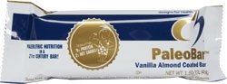 Designs For Health Paleobar Bar Sugar Free Vanilla Almond Coated Ou Dairy 1 Case – 18 Bars logo