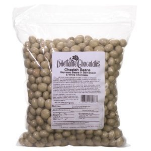 Dilettante Cheetah (white and Semisweet) Chocolate Covered Espresso Beans Marbled – 5lb Bulk Bag logo