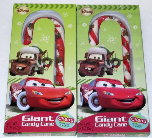 Disney Cars Giant Candy Canes, Lightning Mcqueen & Mater – Set Of 2 logo