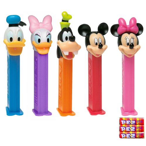 Disney & Friends Dispenser With 3 Kosher Pez Refill Candies In Blister Pack (priced Per Piece) logo