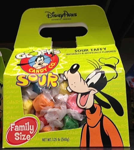 Disney Parks Goofy Candy Co. Sour Taffy 1.25 Pound Box New logo