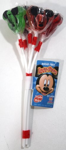 Disney Parks Sugar Free Mickey Mouse Lollipops 5 Pack – Disney Parks Exclusive & Limited Availability logo