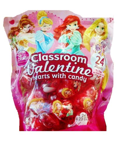 Disney Princess Classroom Valentine With Candy ! logo