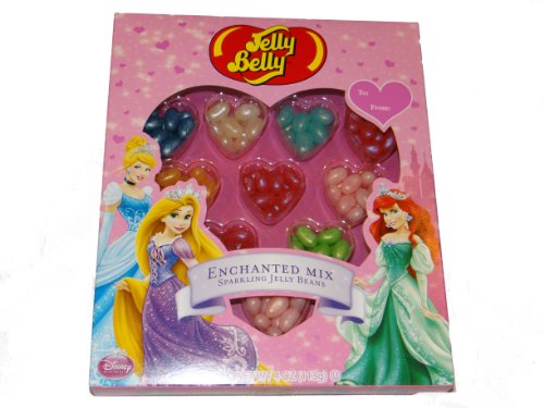 Disney Princess Enchanted Mix Jelly Belly Valentines Heart logo
