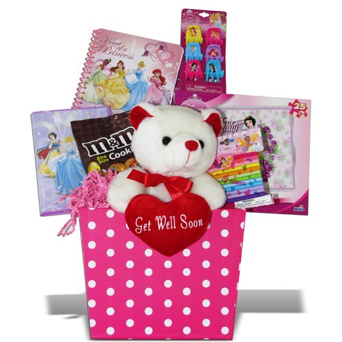 Disney Princess Get Well Gift Basket For Girls Candy and Activities logo