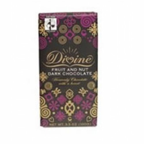 Divine Chocolate Dark With Fruit & Nuts (10×3.5 Oz) logo