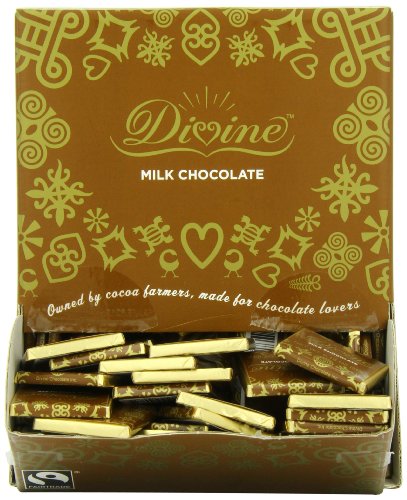 Divine Chocolate Milk Chocolate Minis, 27 Ounce logo