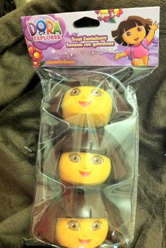 Dora The Explorer Shaped Plastic Easter Eggs 3 Pk. logo