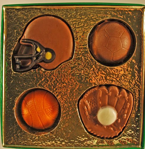 Dorothy’s Candies Solid Chocolate Sports Collection logo
