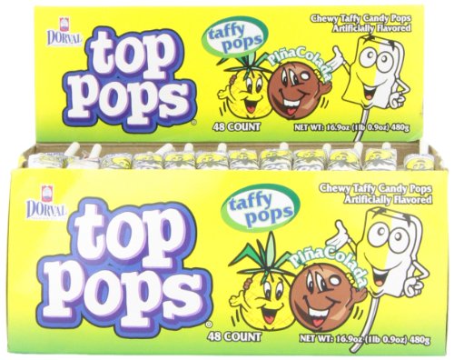 Dorval Top Pops Pina Colada, 48-count (Pack of 6) logo