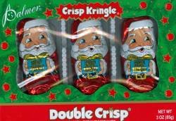 Double Crisp Chocolate Santa 3 Pack logo