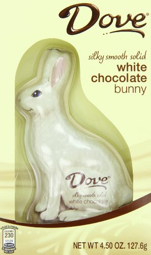 Dove Chocolate Bunny, Silky Smooth White, 4.5 Ounce logo