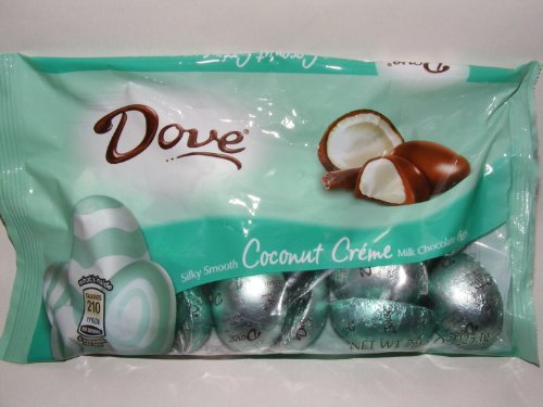 Dove Coconut Creme Milk Chocolate Eggs Pack of 3 logo