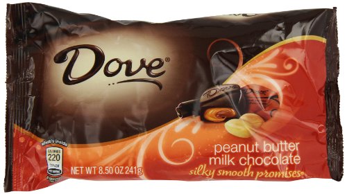 Dove Peanut Butter Milk Chocolate Miniatures Bag, 8.50 ounce (Pack of 4) logo