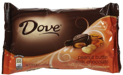 Dove Peanut Butter Milk Chocolate Silky Smooth Promises 8.50 Oz logo