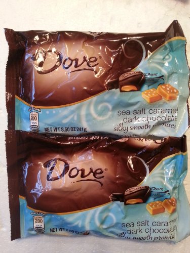 Dove Silky Smooth Sea Salt Caramel Dark Chocolate Pack of 2 logo