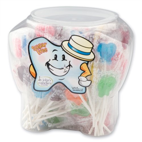 Dr John’s Tooth Lollipops In Tooth Containers – 150 Per Pack logo