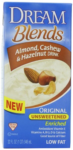 Dream Blends Unsweetened Enriched Original Almond, Cashew and Hazelnut Drink, 32 Ounce Aseptic Boxes (Pack of 6) logo