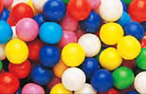 Dubble Bubble Assorted Colors 1/2 Inch Gumballs 1lb Bag logo