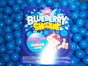 Dubble Bubble Blueberry Smoothie Gumballs, 1lb logo