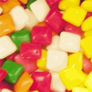 Dubble Bubble Chiclets Bubble Gum 5lb logo