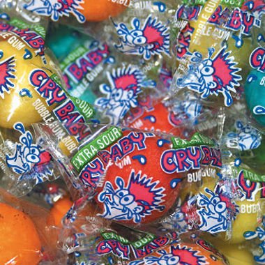 Dubble Bubble Cry Baby Sour Gumballs – 850 Count logo