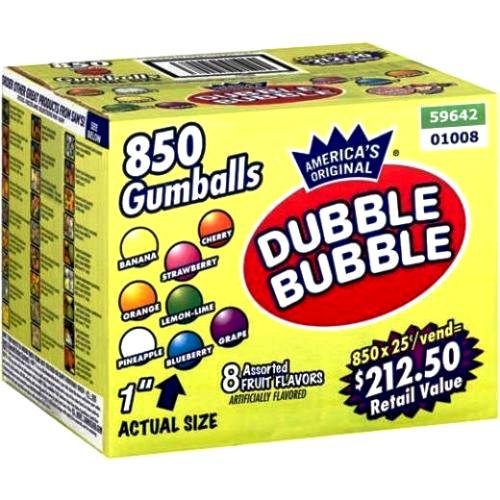 Dubble Bubble Fruit Gumballs, 14.6 Pound logo