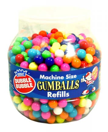 Dubble Bubble – Gum Balls, 3.3 Lb Tub logo