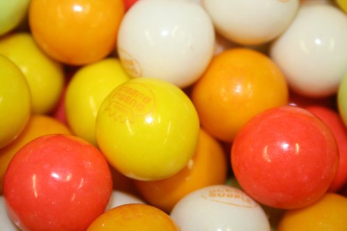 Dubble Bubble Hawaiian Tropical Gumballs, 1lb logo