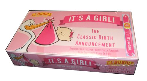 Dubble Bubble It’s A Girl Bubble Gum Cigars Packages (Pack of 72) logo