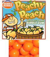 Dubble Bubble Peachy Peach Gumballs, 10lbs logo