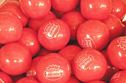 Dubble Bubble Pomegranate Gumballs, 1lb logo