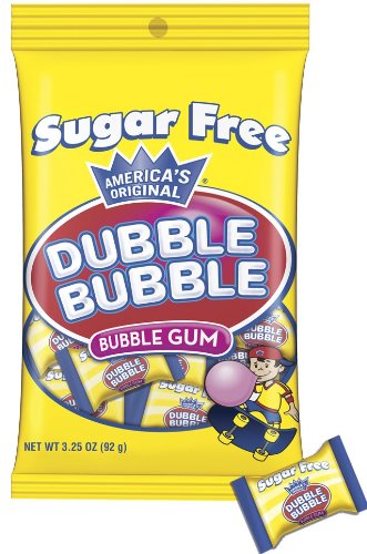 Dubble Bubble Sugar Free Bubble Gum logo