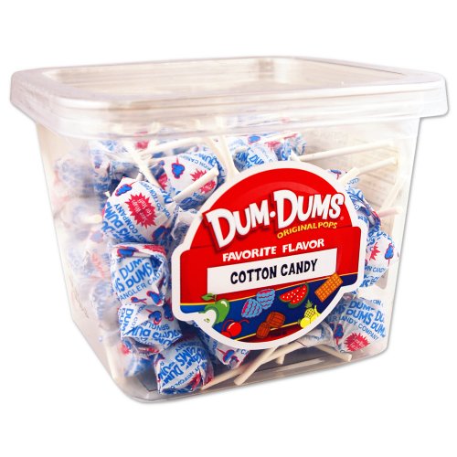 Dum Dums 1 Lb Tub Cotton Candy Flavor logo