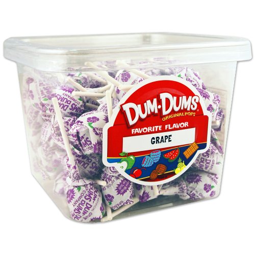 Dum Dums 1 Lb Tub Grape Flavor logo