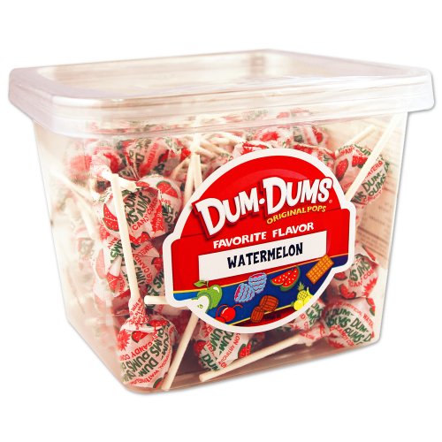 Dum Dums 1 Lb Tub Watermelon Flavor logo