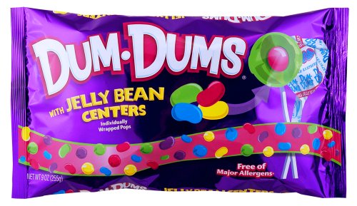 Dum Dums With Jelly Bean Center 4-9 Oz Bags logo