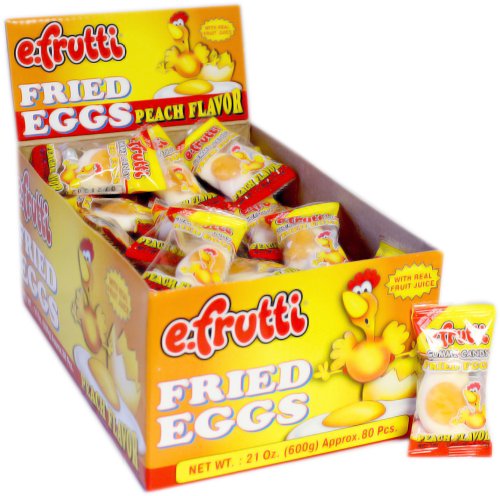 E. Frutti Gummi Fried Eggs 80ct. logo