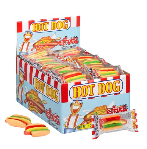 E.Frutti Hot Dog Gummi Candy Bag, 2.45 ounce (Pack of 3) logo