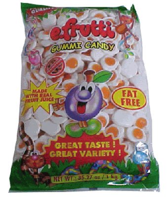 E.Frutti Mini Gummy Fried Eggs Candy, 2.2lb logo