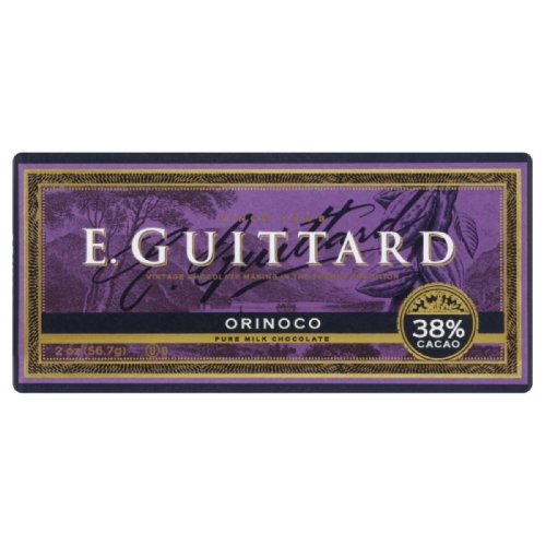 E.Guittard Cacao Orinoco Milk Chocolate 38 Percent, 2-ounces (Pack of 12) logo