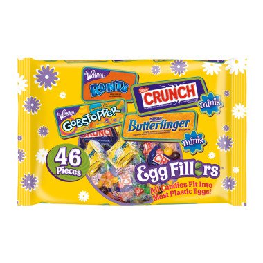 Easter Basket Mini Candy Assorted Egg Fillers 46 Ct Per Bag logo