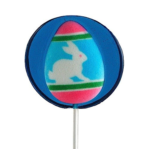 Easter Egg On Round Individual Lollipop logo