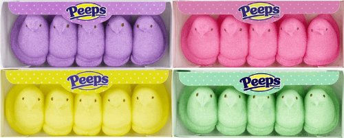 Easter Marshmallow Chicks Peeps Variety Pack 4ct. logo