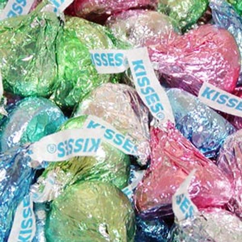 Easter Pastel Foiled Hershey’s Kisses Milk Chocolate Candy 1lb Bag logo