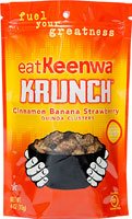 Eatkeenwa Krunch Quinoa Clusters Cinnamon Banana Strawberry — 4 Oz logo